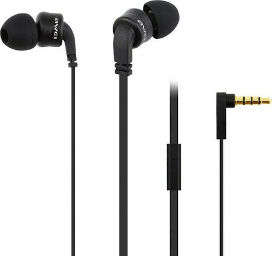 Awei ES-690M In-Ear Freihändig Kopfhörer mit Stecker 3.5mm Schwarz