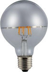 Geyer LED Lampen für Fassung E27 und Form G125 Warmes Weiß 480lm Dimmbar 1Stück