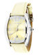 Women's Watch with Yellow Leather Strap