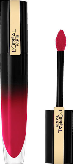 L'Oreal Paris Brilliant Rouge Signature Long Lasting Liquid Lipstick Sheer 308 Be Demanding 6.40ml