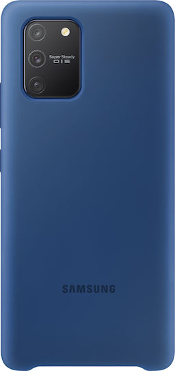 Samsung Umschlag Rückseite Silikon Blau (Galaxy S10 Lite)