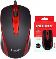 Havit MS753 Wired Mouse Red