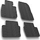 Lampa Set of Front and Rear Mats 4pcs Tray Type for Mazda CX-3 2015 Black