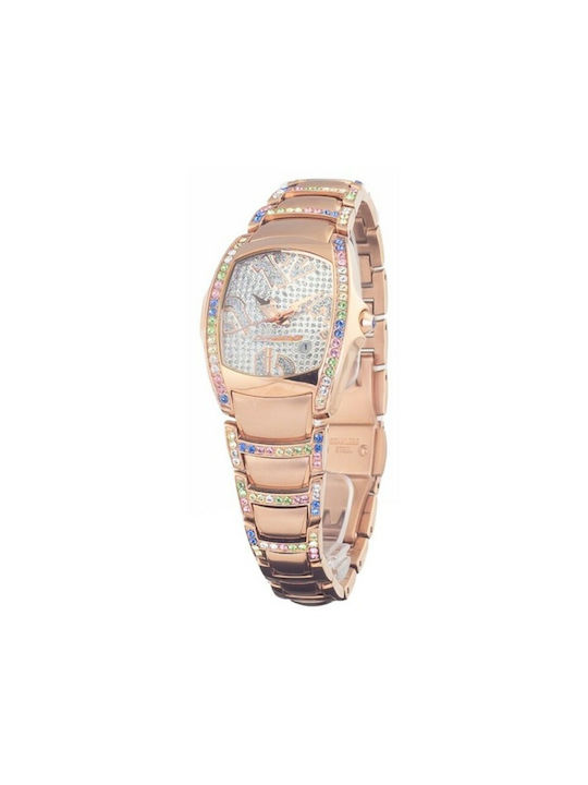 Chronotech Watch with Pink Gold Metal Bracelet CT7896SS-73M