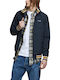 Winter Jacket Bomber Windproof Navy Blazer