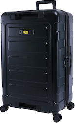 CAT Stealth Großer Koffer Hart Schwarz mit 4 Räder Höhe 75cm 83795