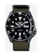 5 Sports SKX Sports Style Часовник Автоматичен с Зелен Платнена каишка