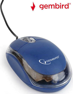 Gembird MUS-U-01 Wired Mouse Blue