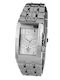 Chronotech Herrenuhr 28mm Batterie mit Silber Metallarmband