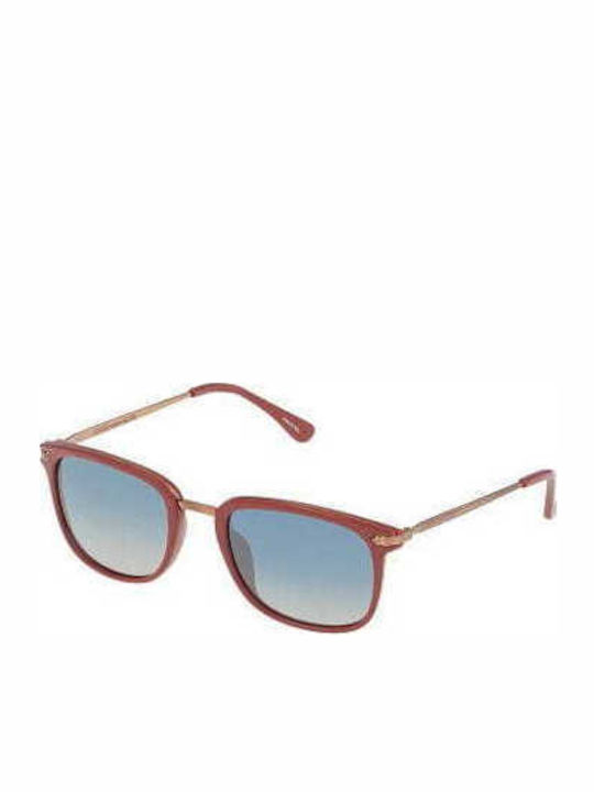 Lozza Sunglasses with Red Frame and Blue Gradient Lens SL4028 1FFX