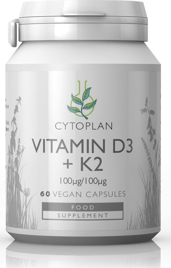 Cytoplan Vitamin D3 + K2 100mg 60 κάψουλες Skroutz.gr
