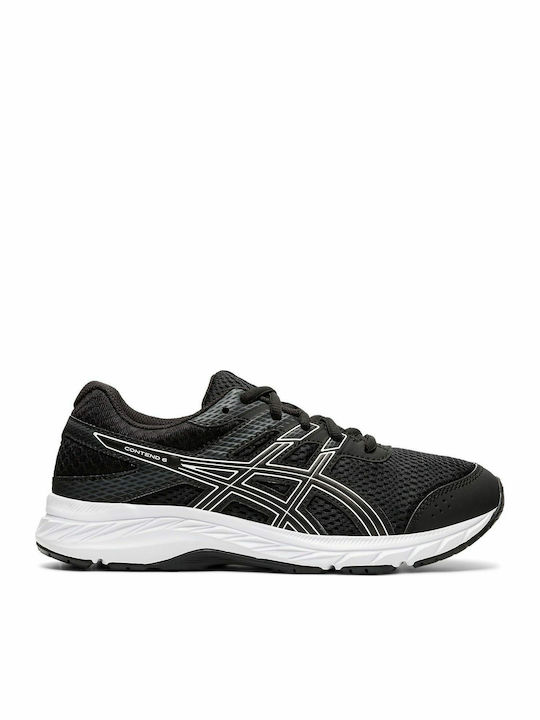 ASICS Pantofi Sport pentru Copii Alergare Contend 6 GS Negre