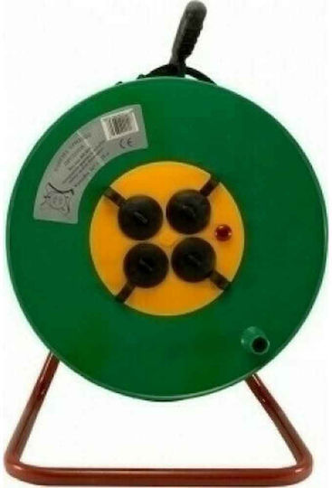 CHaralampidis 4 Plätze mit Kabel 25m Durchmesser 3 x 1.5mm² Wasserdicht Grün
