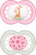 Mam Orthodontic Silicone Pacifiers Original for 16+ months Giraffe Pink 2pcs