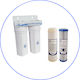 Aqua Pure 2-Stage Under Sink / Central Supply Water Filter System Home Ufcto with 10" Replacement Filter Aqua Pure APUF 2T 0.01 μm & Aqua Pure PLUS AP-CTO 975 0.6 μm