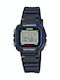 Casio Дигитален Мъжки Часовник 30мм На Батерия с Черна Каучукена Каишка