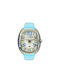 Chronotech Watch with Blue Leather Strap CT7998L-01