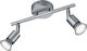 Trio Lighting Paris Double Spot with Socket GU10 in Gray Color