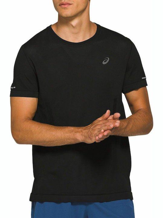 ASICS Ventilate Seamless Ανδρικό T-shirt Μαύρο Μονόχρωμο