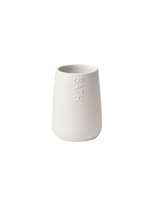 Aria Trade 6193100 Ceramic Cup Holder Countertop White