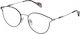 Tous Metal Eyeglass Frame Navy Blue VTO375 0E70