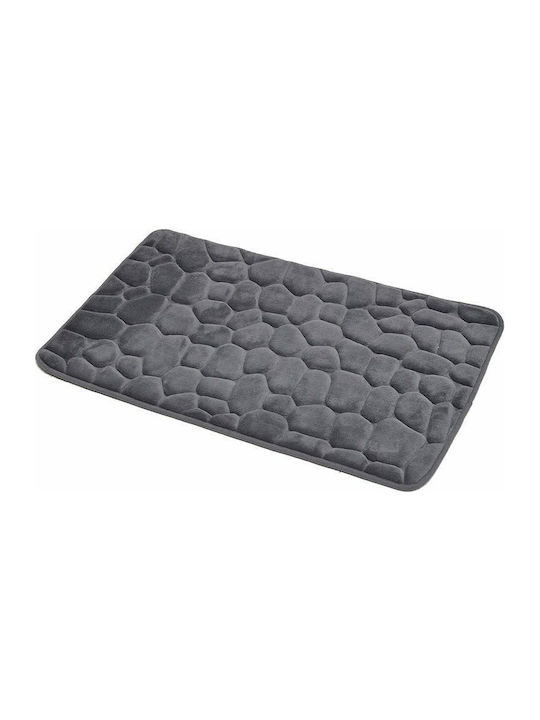 Evideco Bath Mat 7718181 Σκούρο Γκρι 50x80εκ.