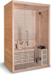 Wellis Sauna Igneus Σάουνα 2 Ατόμων Εσωτερικού Χώρου Μ150xΒ105xΥ190cm