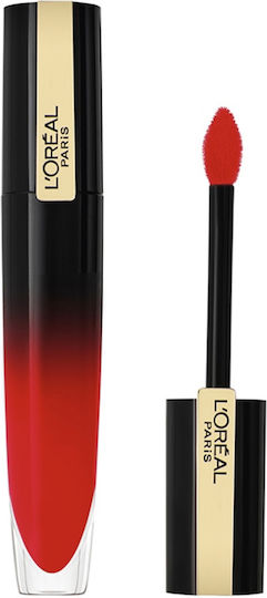 L'Oreal Paris Brilliant Rouge Signature Υγρό Κραγιόν 311 Be Brilliant 6.40ml