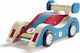 Stanley Jr Toys Παιχνίδι Κατασκευών Ξύλινo Pull Back Sports Car για Παιδιά 5+ Ετών