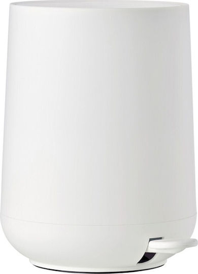 Zone Denmark Nova Pedal Plastic Bathroom Basket Soft Close 3lt White Zone Denmark Nova Pedal Plastic Bathroom Basket Soft Close 3lt White