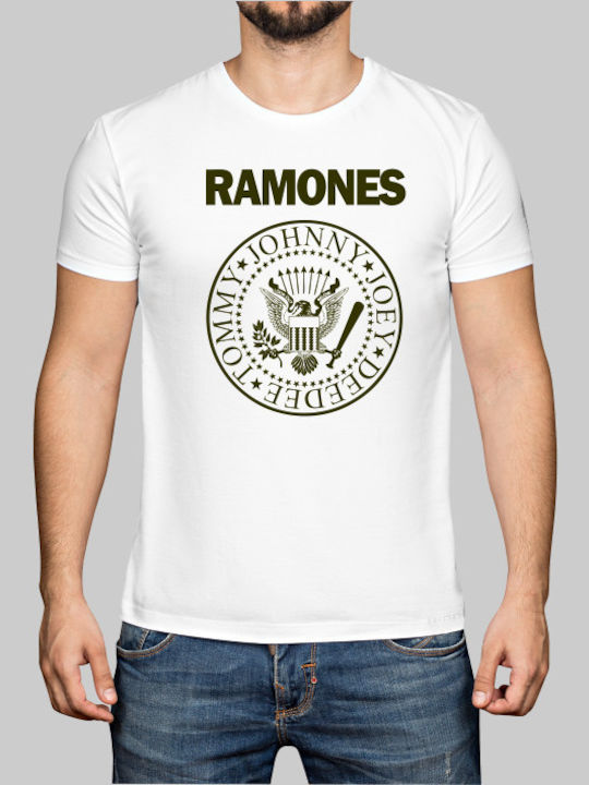 Ramones-T-Shirt - WEISS