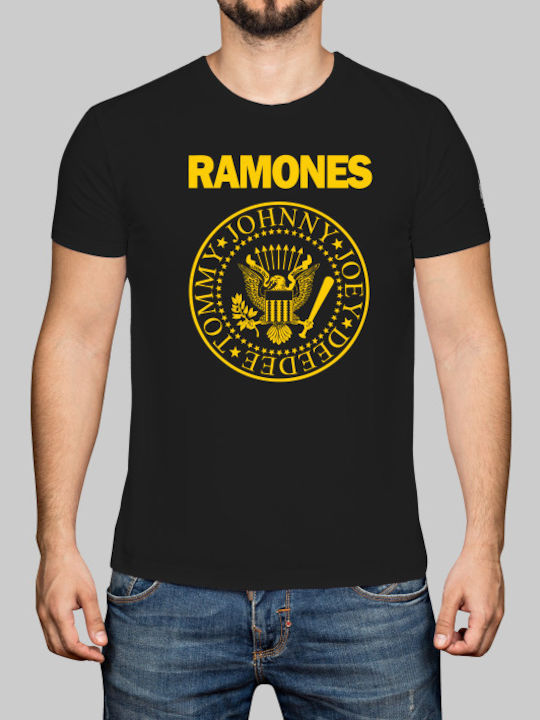 Tricou Ramones - NEGRU