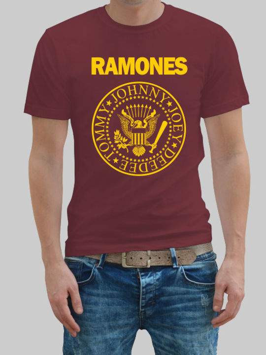 Ramones t-shirt - BURGUNDY