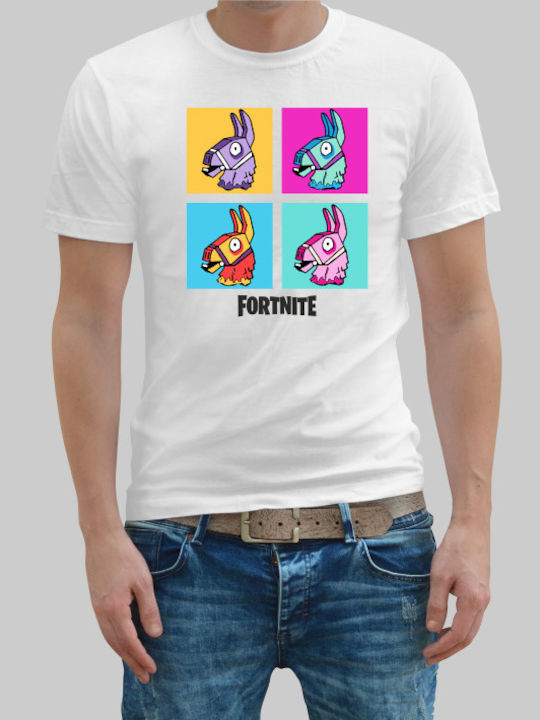 Fortnite llama t-shirt - WHITE