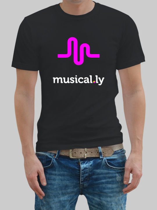 Musikalisches T-Shirt - SCHWARZ