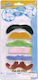 Mustach / Beard for Carnival Multicolored 6pcs kk18617