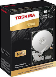 Toshiba N300 10TB HDD Σκληρός Δίσκος 3.5" SATA ...