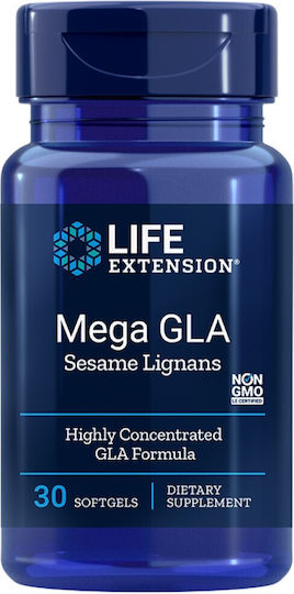Life Extension Mega GLA with Sesame Lignans Рибено масло 30 капси
