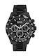 Hugo Boss Hero Uhr Chronograph Batterie mit Schwarz Metallarmband