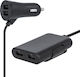 Maxlife MXCC-03 Car Charger 5.4A Fast Charging with Ports 4xUSB-A Black Color