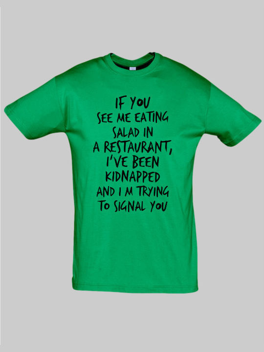 Kidnapped t-shirt - KELLY GREEN