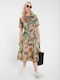 Desigual Kate Sommer Maxi Hemdkleid Kleid Blumen