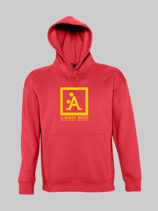 A Dirty Mind Hoodie - RED