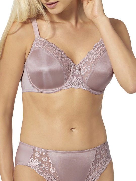 Soft Ladyform W Bra without Padding Underwire Pink