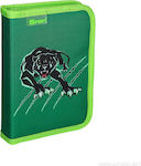 Panther Pencil Case with 1 Compartment Green