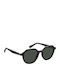 Polaroid Men's Sunglasses with Black Plastic Frame and Black Polarized Lens PLD6111/S 807