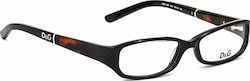 Dolce & Gabbana Plastic Eyeglass Frame Black Tortoise DG 1169 1651