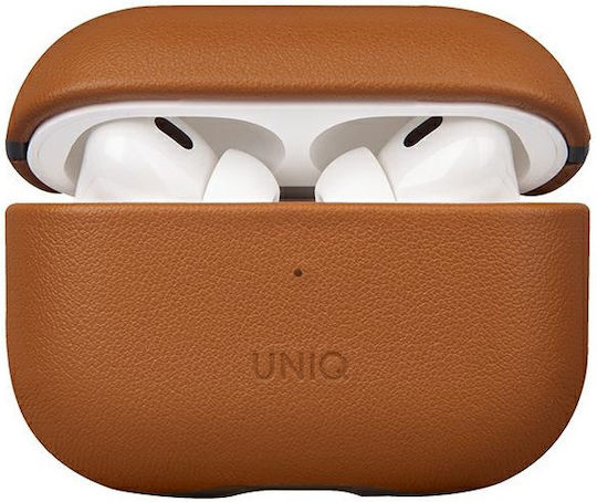 Uniq Genuine Калъф в Кафяв цвят за Apple AirPods Pro