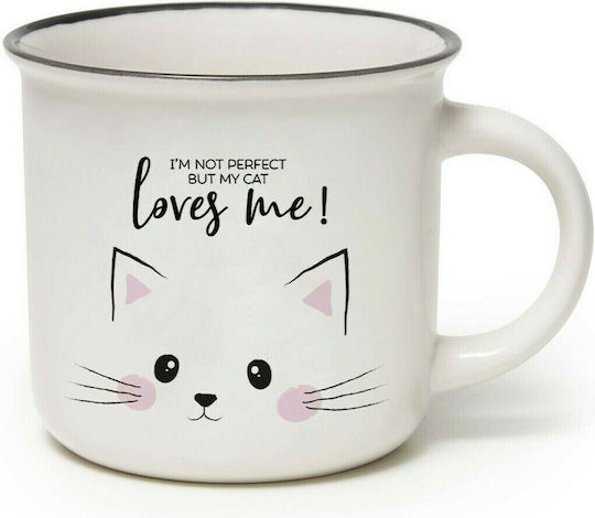 Legami Milano Cup-Puccino Take A Break Cat Чаша Керамично Бяла 350мл