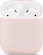 Hülle Silikon in Rosa Farbe für Apple AirPods 1 / AirPods 2